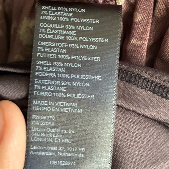 Urban Outfitters Diana Ruched Cut-Out Playsuit Floral Long Sleeve Romper M - Picture 16 of 16